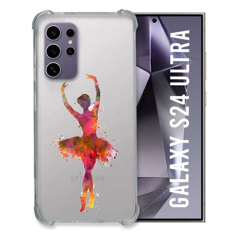 Coque Transparente Pour Samsung Galaxy S24 Ultra Danseuse etoile