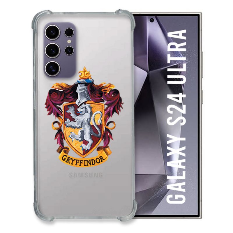 Coque Transparente Pour Samsung Galaxy S24 Ultra Harry Potter Griffindor