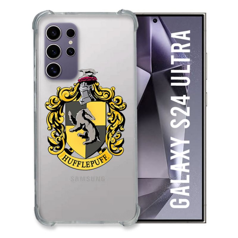 Coque Transparente Pour Samsung Galaxy S24 Ultra Harry Potter Hufflepuff