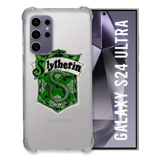 Coque Transparente Pour Samsung Galaxy S24 Ultra Harry Potter Slytherin