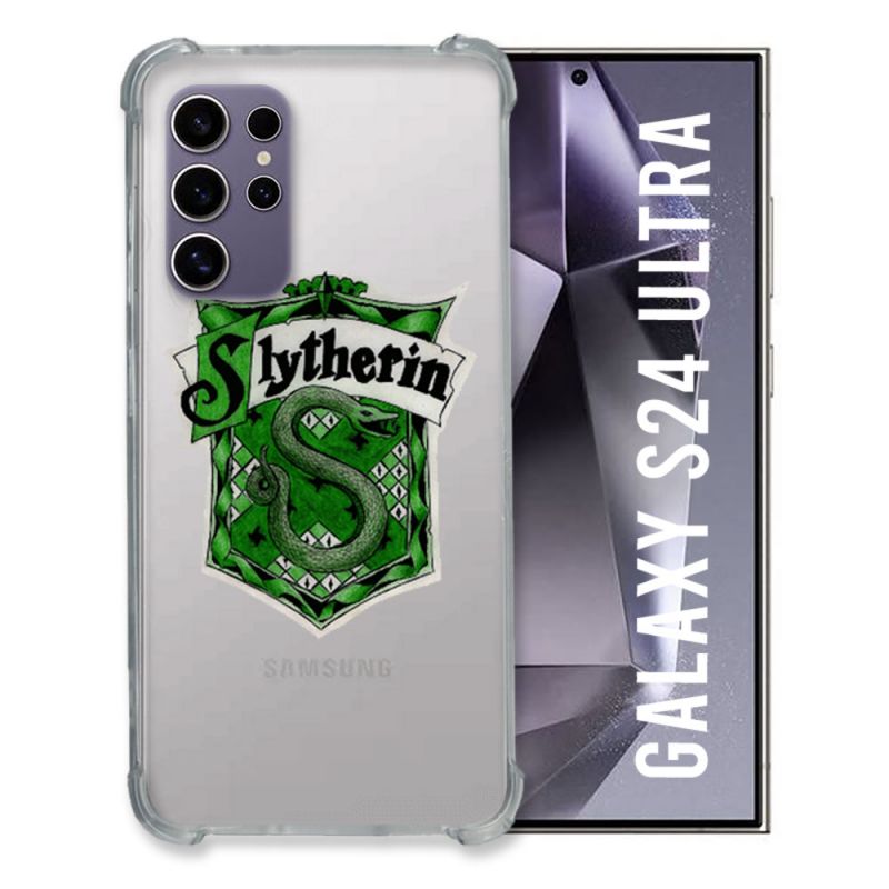 Coque Transparente Pour Samsung Galaxy S24 Ultra Harry Potter Slytherin