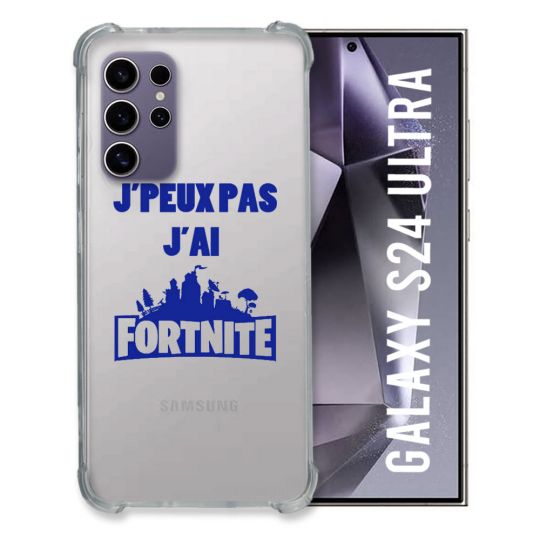 Coque Transparente Pour Samsung Galaxy S24 Ultra Jpeux pas jai Fortnite