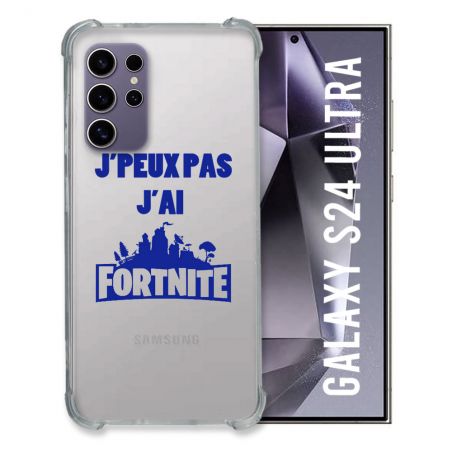 Coque Transparente Pour Samsung Galaxy S24 Ultra Jpeux pas jai Fortnite