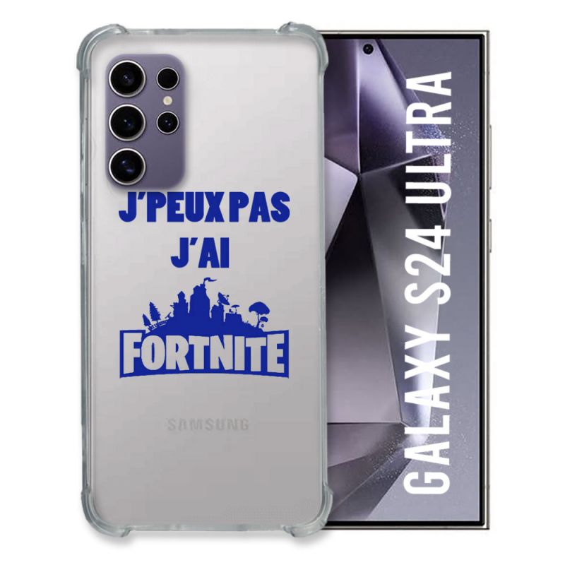 Coque Transparente Pour Samsung Galaxy S24 Ultra Jpeux pas jai Fortnite