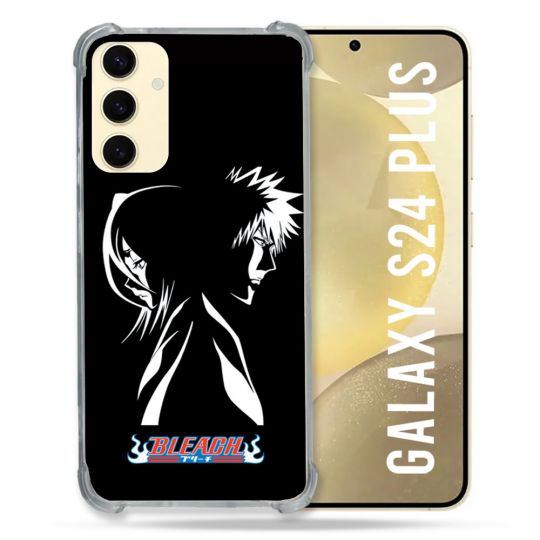 Coque Renforcée En Verre Trempé Pour Samsung Galaxy S24 Plus Manga Bleach Duo