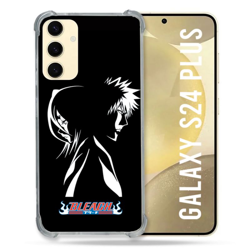 Coque Renforcée En Verre Trempé Pour Samsung Galaxy S24 Plus Manga Bleach Duo