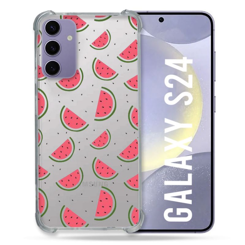 Coque Transparente Pour Samsung Galaxy S24 Pasteque