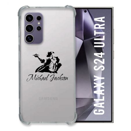 Coque Transparente Pour Samsung Galaxy S24 Ultra Michael Jackson