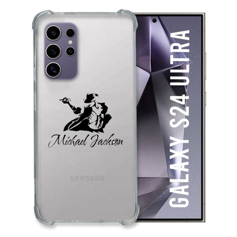 Coque Transparente Pour Samsung Galaxy S24 Ultra Michael Jackson