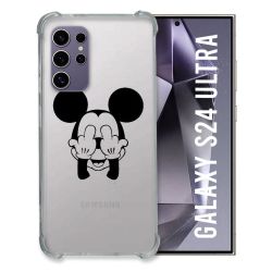 Coque Transparente Pour Samsung Galaxy S24 Ultra Mickey doigt
