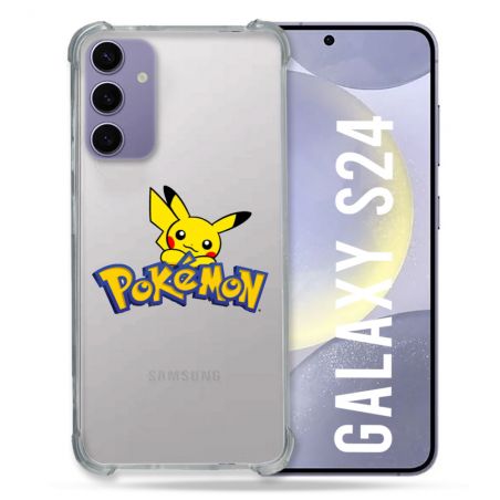 Coque Transparente Pour Samsung Galaxy S24 Pokemon