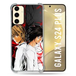 Coque Renforcée En Verre Trempé Pour Samsung Galaxy S24 Plus Manga Death Note Duo