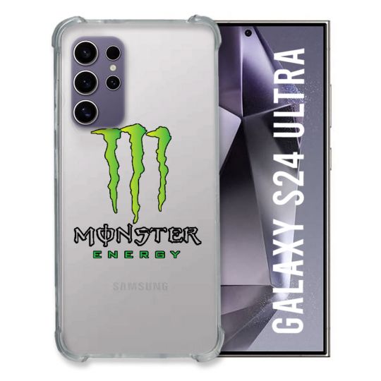 Coque Transparente Pour Samsung Galaxy S24 Ultra Monster Energy