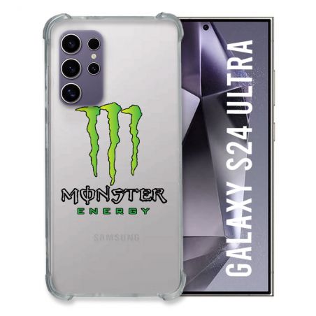 Coque Transparente Pour Samsung Galaxy S24 Ultra Monster Energy