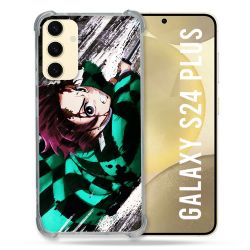 Coque Renforcée En Verre Trempé Pour Samsung Galaxy S24 Plus Manga Demon Slayer Tanjiro