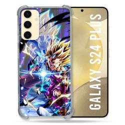 Coque Renforcée En Verre Trempé Pour Samsung Galaxy S24 Plus Manga Dragon Ball Sangohan Duo