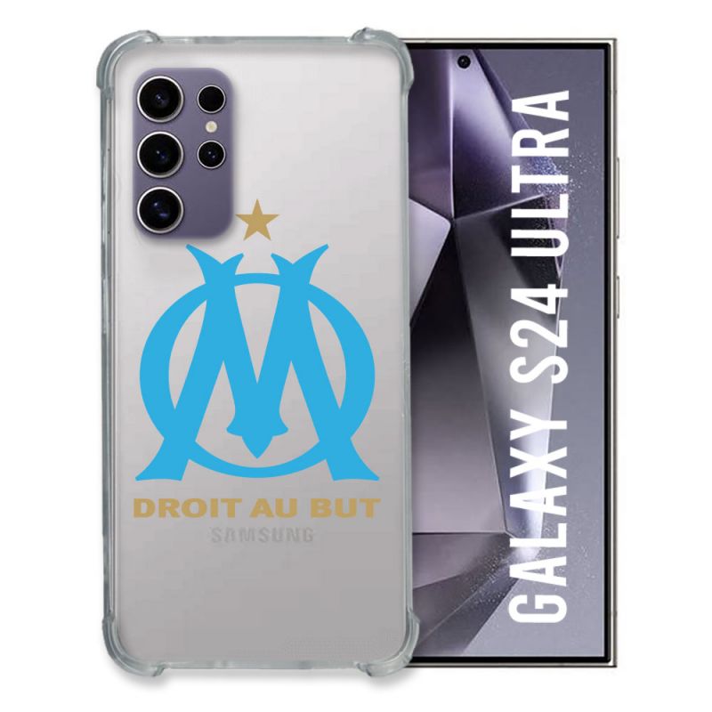 Coque Transparente Pour Samsung Galaxy S24 Ultra Olympique Marseille OM