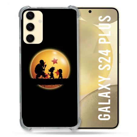 Coque Renforcée En Verre Trempé Pour Samsung Galaxy S24 Plus Manga Dragon Ball Vintage