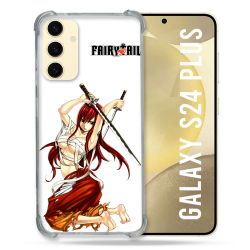 Coque Renforcée En Verre Trempé Pour Samsung Galaxy S24 Plus Manga Fairy Tail Erza
