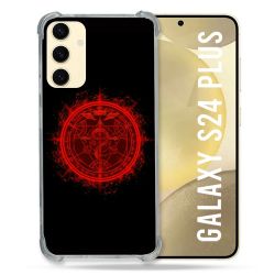 Coque Renforcée En Verre Trempé Pour Samsung Galaxy S24 Plus Manga Fullmetal Alchemist Logo