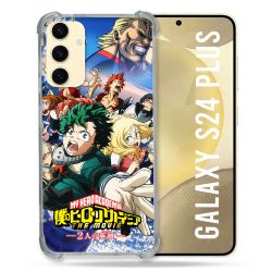 Coque Renforcée En Verre Trempé Pour Samsung Galaxy S24 Plus Manga My Hero Academia Affiche
