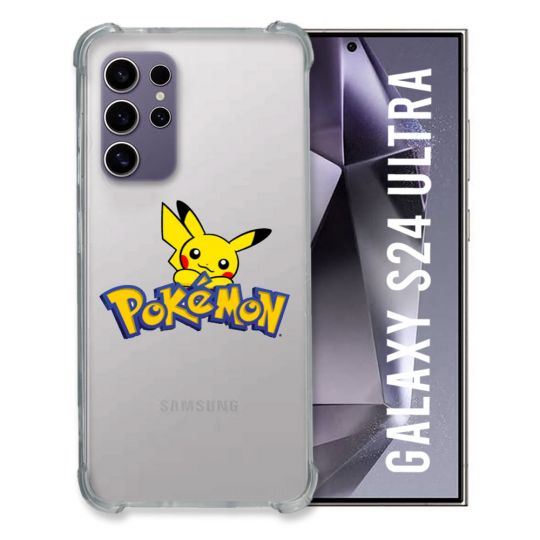 Coque Transparente Pour Samsung Galaxy S24 Ultra Pokemon