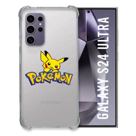 Coque Transparente Pour Samsung Galaxy S24 Ultra Pokemon