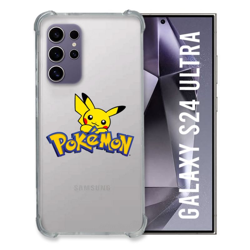 Coque Transparente Pour Samsung Galaxy S24 Ultra Pokemon