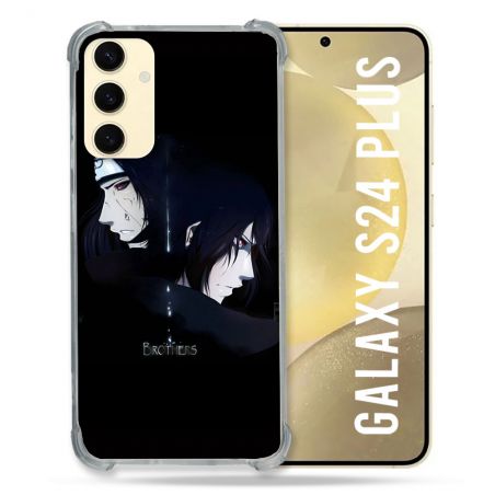 Coque Renforcée En Verre Trempé Pour Samsung Galaxy S24 Plus Manga Naruto Sasuke Itachi