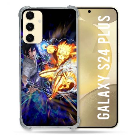 Coque Renforcée En Verre Trempé Pour Samsung Galaxy S24 Plus Manga Naruto VS