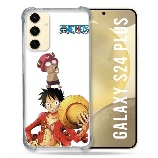 Coque Renforcée En Verre Trempé Pour Samsung Galaxy S24 Plus Manga One Piece Chopper