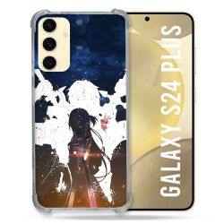 Coque Renforcée En Verre Trempé Pour Samsung Galaxy S24 Plus Manga SAO sword Art Online Asuna