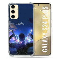 Coque Renforcée En Verre Trempé Pour Samsung Galaxy S24 Plus Manga SAO sword Art Online Epee