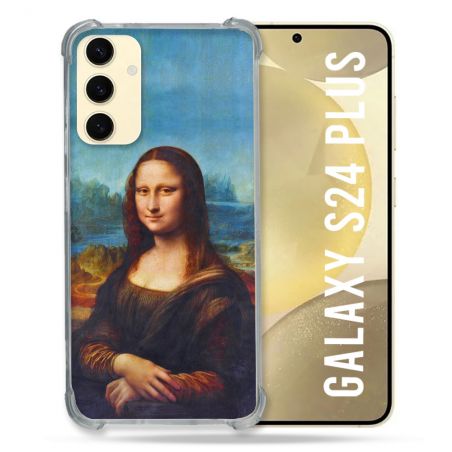 Coque Renforcée En Verre Trempé Pour Samsung Galaxy S24 Plus Peinture Joconde