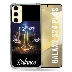 Coque Renforcée En Verre Trempé Pour Samsung Galaxy S24 Plus Signe Zodiaque 2 Balance