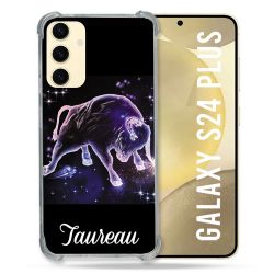 Coque Renforcée En Verre Trempé Pour Samsung Galaxy S24 Plus Signe Zodiaque 2 Taureau