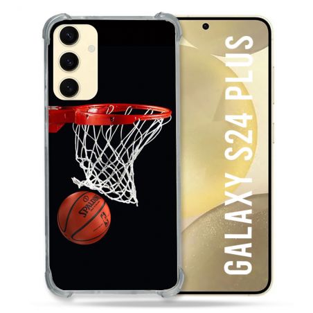 Coque Renforcée En Verre Trempé Pour Samsung Galaxy S24 Plus Sport Basket Panier