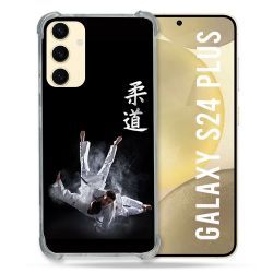 Coque Renforcée En Verre Trempé Pour Samsung Galaxy S24 Plus Sport Judo Noir
