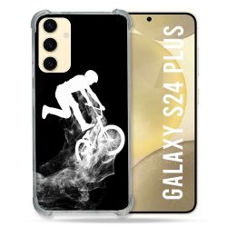 Coque Renforcée En Verre Trempé Pour Samsung Galaxy S24 Plus Sport VTT Noir