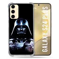 Coque Renforcée En Verre Trempé Pour Samsung Galaxy S24 Plus Star Wars - Dark Vador Noir