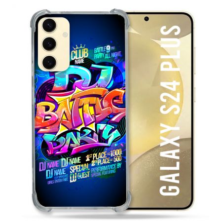 Coque Renforcée En Verre Trempé Pour Samsung Galaxy S24 Plus Street Art Rap