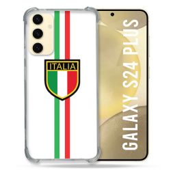 Coque Renforcée En Verre Trempé Pour Samsung Galaxy S24 Plus Voyage Italie 3 Blanc