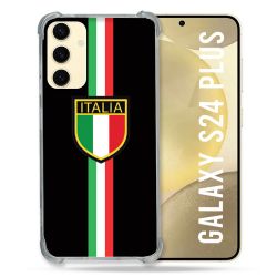 Coque Renforcée En Verre Trempé Pour Samsung Galaxy S24 Plus Voyage Italie 3 Noir