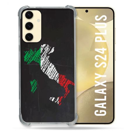 Coque Renforcée En Verre Trempé Pour Samsung Galaxy S24 Plus Voyage Italie Botte