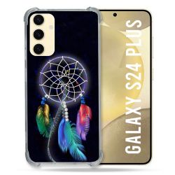 Coque Renforcée En Verre Trempé Pour Samsung Galaxy S24 Plus Zen Attrape Reve Multicolore