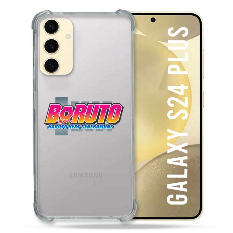 Coque Transparente Pour Samsung Galaxy S24 Plus Boruto Logo