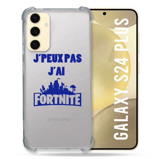 Coque Transparente Pour Samsung Galaxy S24 Plus Jpeux pas jai Fortnite