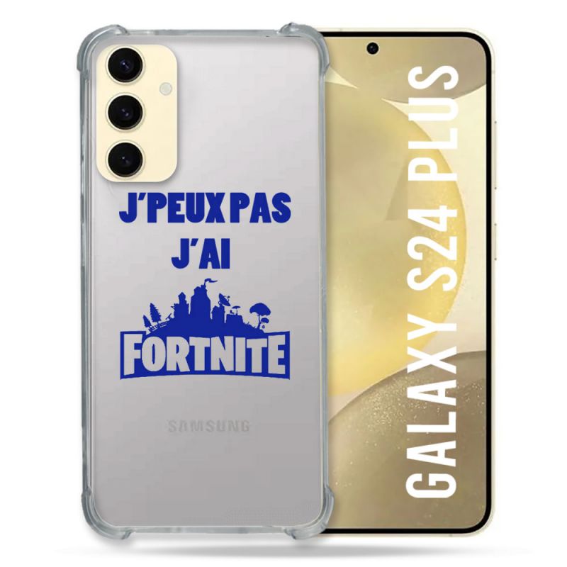 Coque Transparente Pour Samsung Galaxy S24 Plus Jpeux pas jai Fortnite