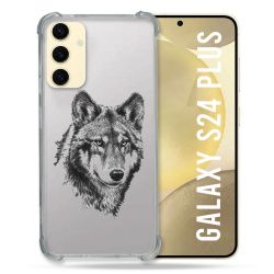 Coque Transparente Pour Samsung Galaxy S24 Plus Loup