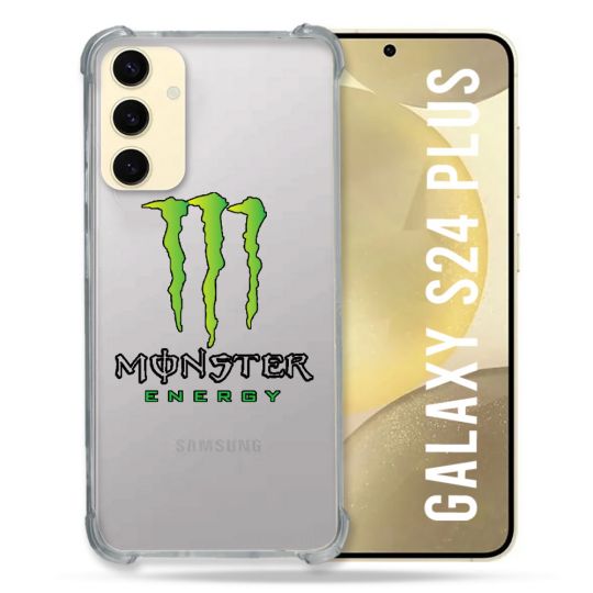Coque Transparente Pour Samsung Galaxy S24 Plus Monster Energy